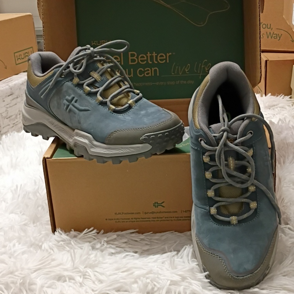 KURU RIDGE MOTION Hiking Athletic Running Shoes Plantar Fascitis Arch Support